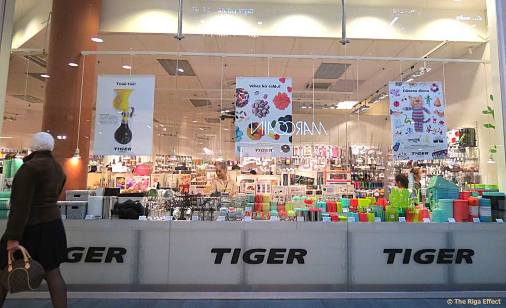 חנות Tiger בקניון Spice בריגה 